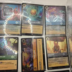 LOT X21 Disney Lorcana TCG Mixed Holo- Cold Foil Lot- Rare/Super Rare Mint Lot - Image 4