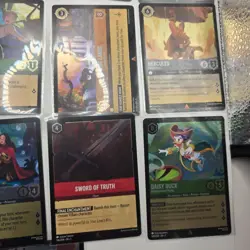 LOT X21 Disney Lorcana TCG Mixed Holo- Cold Foil Lot- Rare/Super Rare Mint Lot - Image 5