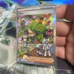 Pokemon TCG Clive 236/091 Paldean Fates Special Illustration Rare Card SIR NM - Image 2