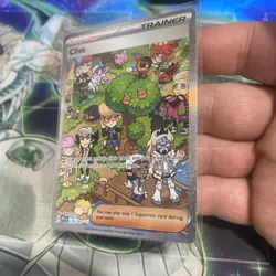 Pokemon TCG Clive 236/091 Paldean Fates Special Illustration Rare Card SIR NM - Image 3