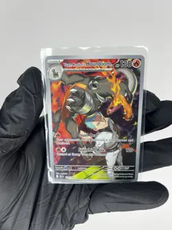 Pokemon TCG Team Rockets Houndoom Illustration Rare Card 191/182 Destined Rivals - Image 2