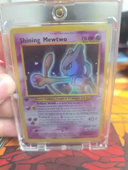 Pokemon Neo Destiny 1st Edition Shining Mewtwo Holo Card 109/105 NM Condition - Image 1