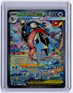 Mega Greninja ex 116/086 Mega: Chaos Rising SIR Holo Pokemon Card - Image 1