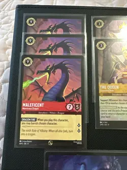 Disney Lorcana Promo Lot NM 10 Cards, Maleficent, The Queen, Jafar - Image 2