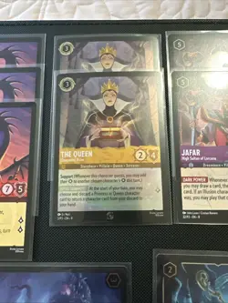 Disney Lorcana Promo Lot NM 10 Cards, Maleficent, The Queen, Jafar - Image 3