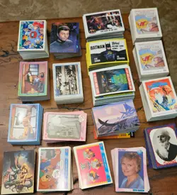 Lot of Vintage Collectible Cards 80's 90's Fleer Topps DC Comics, Dart, Grossman - Image 1
