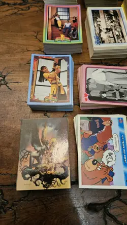 Lot of Vintage Collectible Cards 80's 90's Fleer Topps DC Comics, Dart, Grossman - Image 3