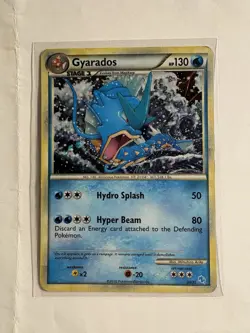 Gyarados 30/30 Holo Rare Pokemon Card 2010 LP - Image 1