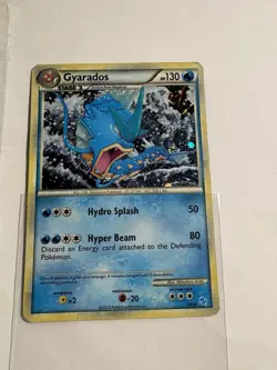 Gyarados 30/30 Holo Rare Pokemon Card 2010 LP - Image 3