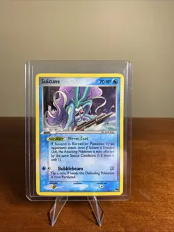 2006 POP Series 2 SUICUNE 4/17 Pokemon Vintage TCG Rare Holo Card - Image 1