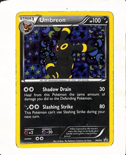 Pokemon TCG Umbreon Black White Holo Card BW93 Black Star Promo - Image 1