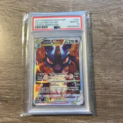 PSA 10 GEM MINT Lucario VSTAR Promo SWSH291 Crown Zenith ETB Pokemon Card - Image 1