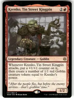 Promo Pack: Throne of Eldraine #137 Krenko, Tin Street Kingpin - Image 1