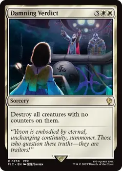 Damning Verdict 239 Commander: FINAL FANTASY NM EN - Image 1