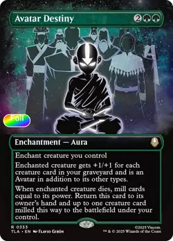 Avatar Destiny (Borderless) Foil 333 Avatar: The Last Airbender NM EN - Image 1