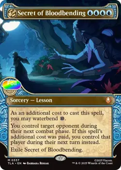 Secret of Bloodbending (Showcase) Foil 337 Avatar: The Last Airbender NM EN - Image 1
