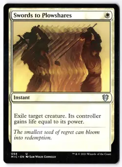 Swords to Plowshares MIC 94 Magic: The Gathering UC NM - Image 1