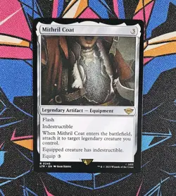 Mithril Coat NM Regular MTG Lord of the Rings LTR Unplayed Magic The Gathering - Image 1