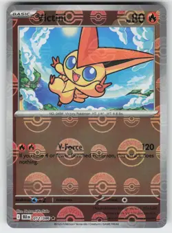 Victini (Poke Ball Pattern) Rare SV: Black Bolt 012/086 Pokemon - Image 1