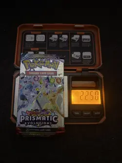 (VERY HEAVY) 🔥22.50g Prismatic Evolutions Pokemon Sealed Booster Pack Brand New - Image 1