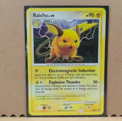 Pokemon Raichu DP21 Diamond & Pearl Promo Holo Stage 1 90 HP English 2008 - Image 1