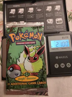 Pokemon 1st Edition Jungle Booster Pack Factory Sealed - HeavyU - Image 1
