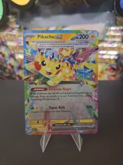 Pikachu ex 057/191 Sv08: Surging Sparks Double Rare Holo 200 HP English - Image 1