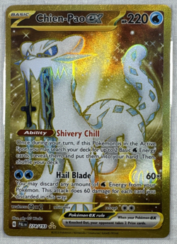 Pokemon TCG Chien-Pao ex - Hyper Rare SV02: Paldea Evolved 274/193 NM - Image 1