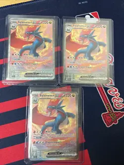 Pokemon TCG Salamence EX Special Illustration 187/159 Lot Of 3 - Image 1