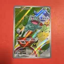 Nintendo Bulbasaur 037 Mega Evolution Promo Holo Pokemon TCG English 2026 80 HP - Image 1