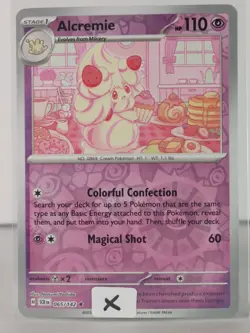 Alcremie - Stellar Crown - 065/142 - Pokemon TCG - Reverse Holo - X - Image 2