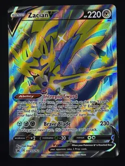 Zacian V (Shiny) SWSH292 Sword & Shield Promo Pokemon NM - Image 1