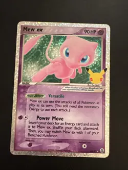 Pokemon TCG Mew ex 88/92 Celebrations: Classic Collection Holo NM - Image 1