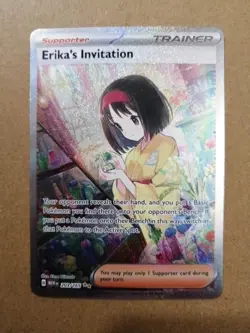 Erika's Invitation 203/165 Special Illustration Rare 151 Pokemon NM - Image 1