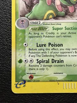 Pokemon TCG Cradily 3/100 Holo Rare Sandstorm Set HP - Image 4