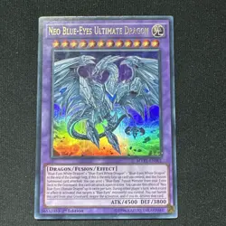 Yugioh Neo Blue-Eyes Ultimate Dragon MVP1-EN001 Ultra Rare - Image 1