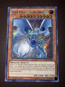 Yu-Gi-Oh! Blue-Eyes Shining Dragon -LCKC-EN008- Secret Rare - 1st Edition NM! - Image 1