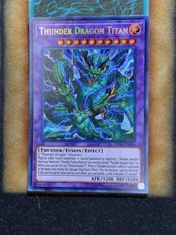 Yugioh Thunder Dragon Titan SOFU-EN036 Secret Rare NM - Image 1
