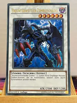 Erzunterweltler Zombieschadel BLLR-DE058 Ultra Rare Deutsch NM YUGIOH - Image 1