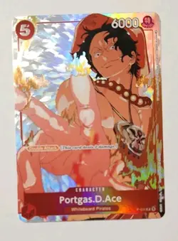 Portgas.D.Ace (Gift Collection 2023) P-028 One Piece Promotion Cards Foil - Image 1