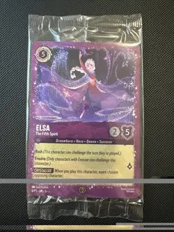 Elsa - The Fifth Spirit 6/P3 [Glitter Foil] SEALED Promo Disney Lorcana NM/M - Image 1