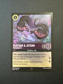 Floatsam and Jetsam Entangling Eels Disney Lorcana Challenge Event Promo 40/p1 - Image 1