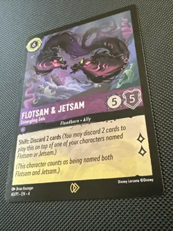 Floatsam and Jetsam Entangling Eels Disney Lorcana Challenge Event Promo 40/p1 - Image 2
