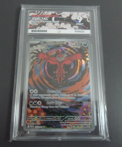 Pokemon TCG Yveltal Paradox Rift Holo Card 205/182 Illustration Rare ACE 9 MINT - Image 1