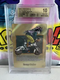 Dragon Ball Super Card Game Energy Marker SB02 E-82 Son Goku BGS 10 Pristine - Image 1