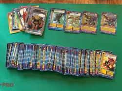 Vintage Digimon Card Lot OVER 100 CARDS! From 1999 Gotsumon Hercules - Image 1