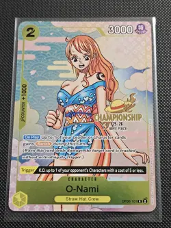 O-Nami (CS 25-26 Event Pack) OP06-101 One Piece Promotion Cards Foil - Image 1