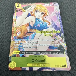 O-Nami OP06-101 Beginners Deck Party Winner Prize Promo Foil One Piece Card Engl - Image 2