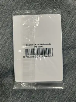 Geodude 20th Anniversary GAME UK Stamped Promo Sealed Pokemon Card sealed 45/83 - Image 2