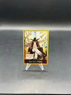 One Piece Dracule Mihawk Gold Don!! English Card Op14 Azure Sea’s Seven - Image 1